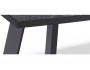 Стол KENNER SL1600  черный/стекло камень черный распродажа