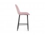 Седа велюр розовый / черный Барный стул купить