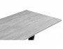 Мичиган Лофт 110х70 25 мм бетон / черный матовый Стол деревянный купить
