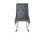 Viki dark grey / steel Стул фото