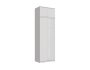 Челси Шкаф 2-х створчатый платяной + антресоль к шкафу 800 (Граф от производителя