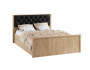 Кровать с настилом ДСП Модена МКР-2 140х200, гикори рокфорд недорого