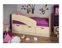 Детская кровать Бемби-8 МДФ, 80х180 (Розовый металлик, Ясень шим купить