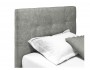 Мягкая кровать Selesta 900 кожа графит с подъемным механизмом с  от производителя