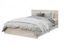 Кровать с латами и ящиками Лори 140х200, дуб сонома недорого