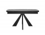 Стол DikLine SKU120 Керамика Серый мрамор/подстолье черное/опоры распродажа