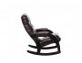 Кресло-качалка Модель 67 Венге текстура, к/з Varana DK-BROWN купить
