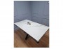 Стол KENNER ME1600 черный/керамика мрамор белый недорого