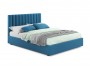 Мягкая кровать Olivia 1800 синяя с подъемным механизмом недорого