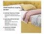 Мягкая кровать-тахта Afelia 900 желтая с ортопедическим основани купить