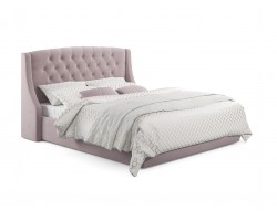 Кровать Мягкая "Stefani" 1400 лиловая с подъемным меха