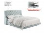 Мягкая кровать "Stefani" 1600 мята пастель с подъемным распродажа